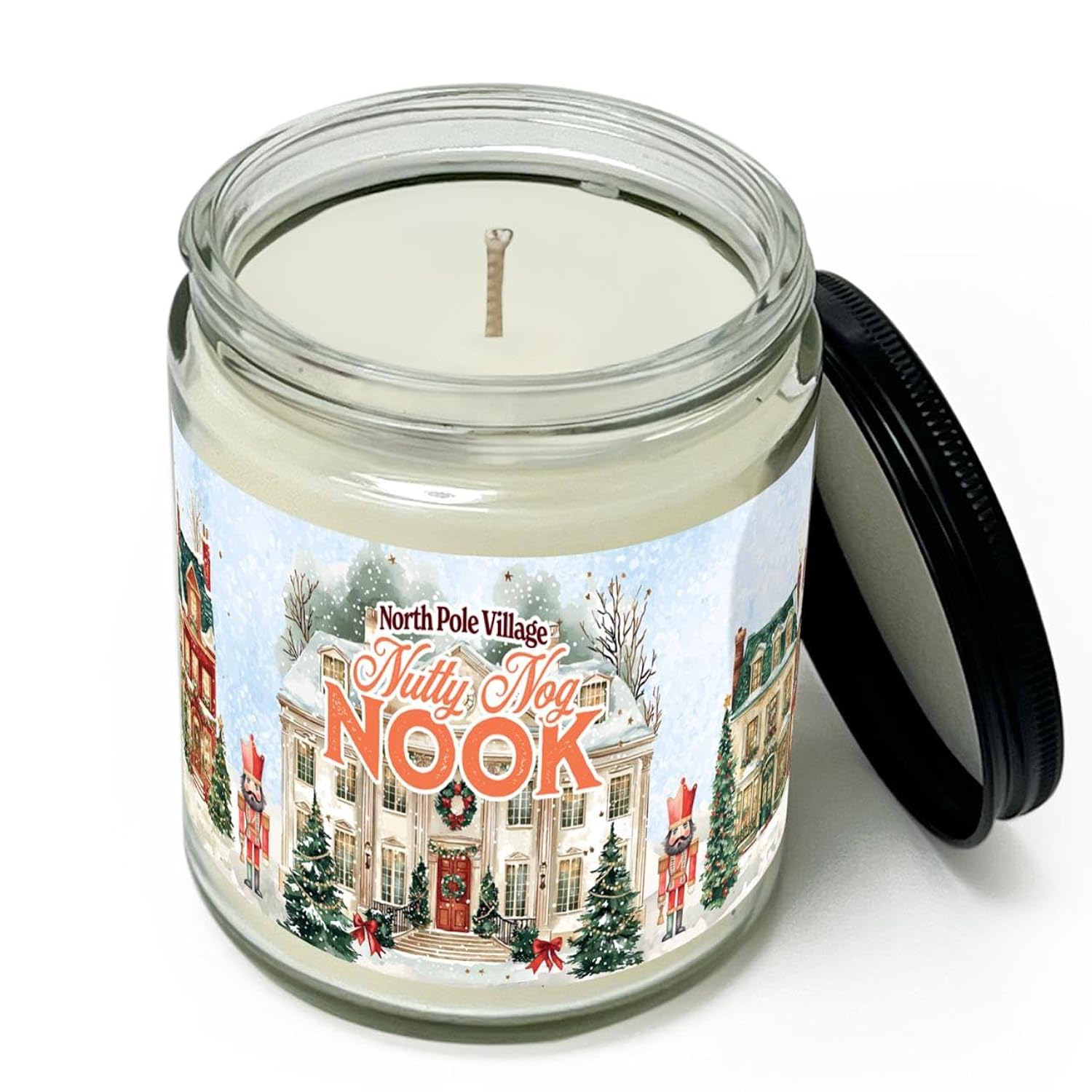 Banana Nut Bread Candle, Christmas 9Oz Jar, Holiday Bakery Aroma, Sweet Baked Scent, Cozy Winter Accent, Seasonal Gift Candle For Men And Women