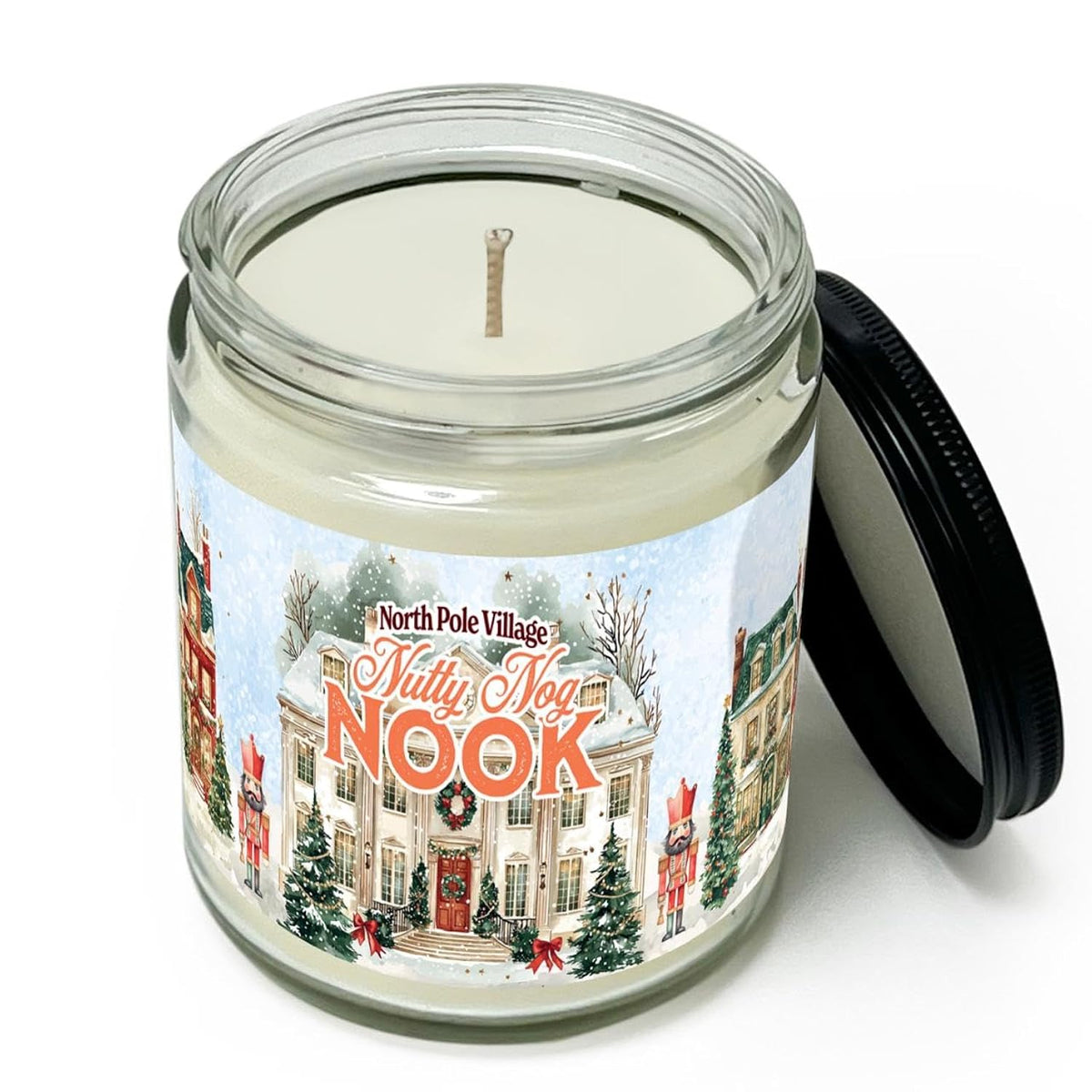 Banana Nut Bread Candle, Christmas 9Oz Jar, Holiday Bakery Aroma, Sweet Baked Scent, Cozy Winter Accent, Seasonal Gift Candle For Men And Women