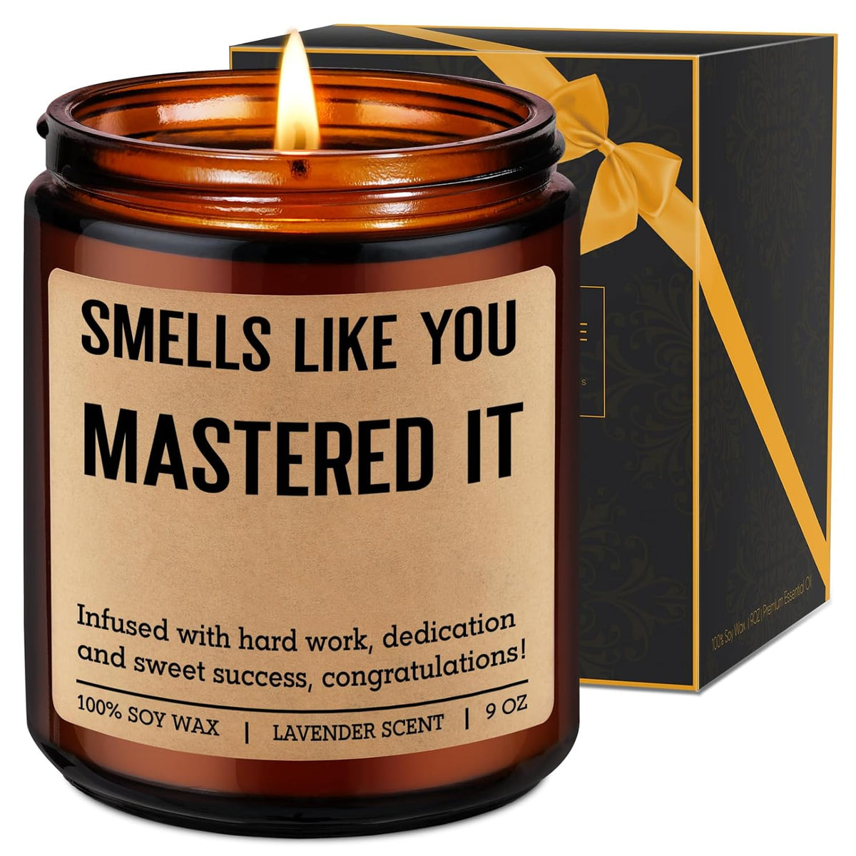 Grad Candle, Masters Degree Graduation Gifts For Her Him, 2026 Graduation Gifts For Masters Degree Women Men, Congratulations Presents For Mba Graduates, Congrats Presents For Masterate