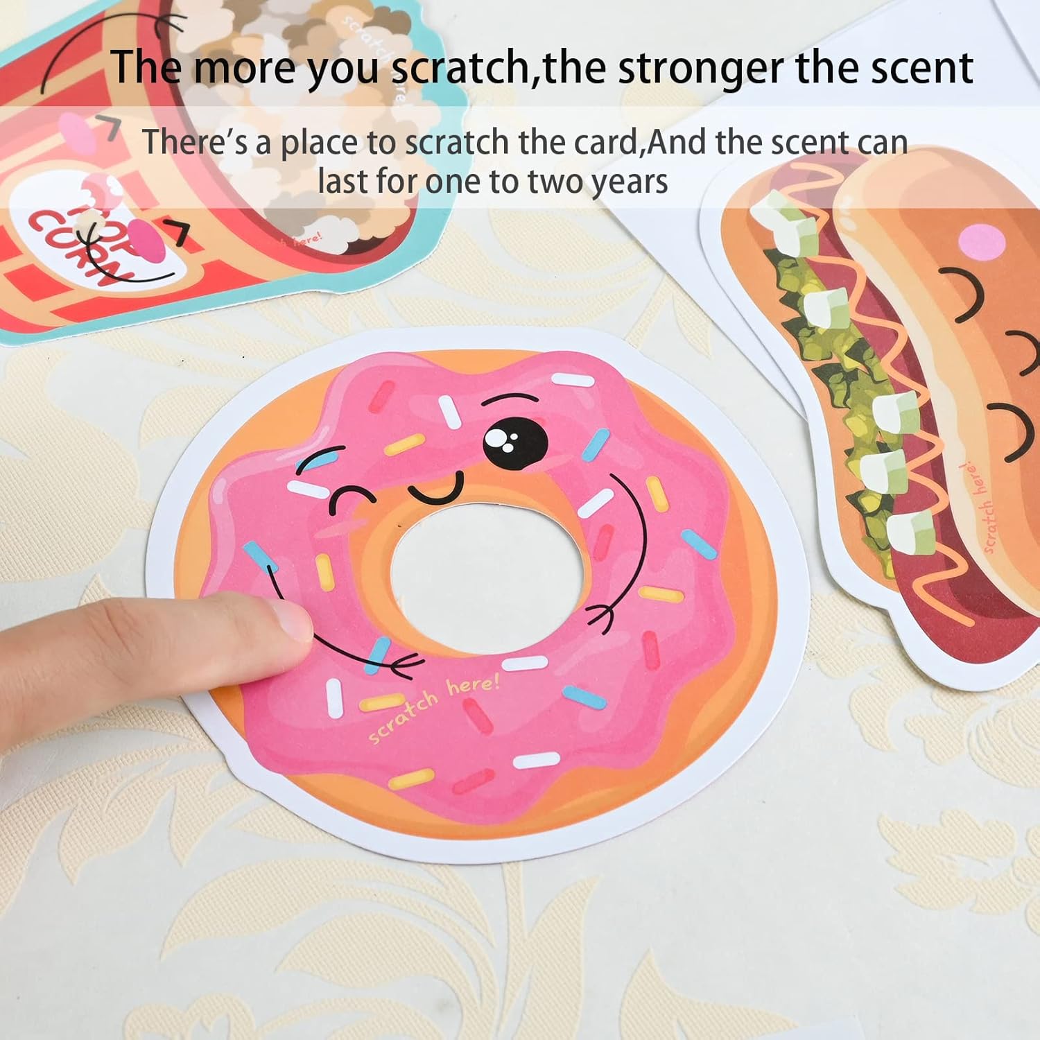 Valentine’S Day Cards For Kids, 40 Scratch & Sniff Cards With Stickers And Envelopes, 10 Fun Designs And Scents, Classroom Exchange Valentines For School Parties