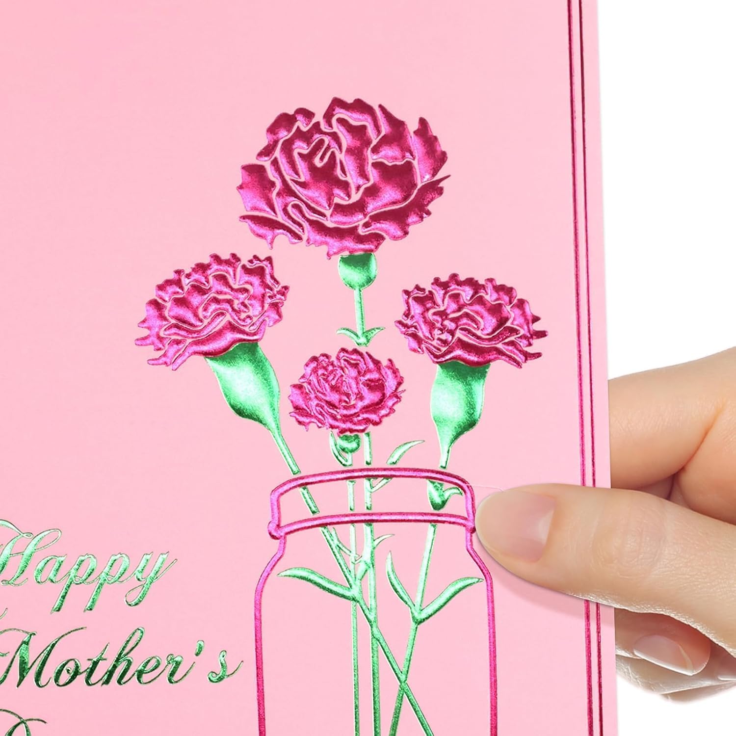 24 Pack Embossed Happy Mothers Day Cards With Envelopes Floral Mother'S Day Gift Cards Blank Inside