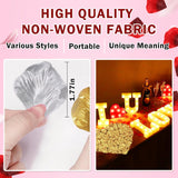 300Pcs Gold Artificial Silk Rose Petals Fake Rose Flower Petals For Valentines Romantic Night Wedding Proposal Anniversary Party Decorations(Gold)
