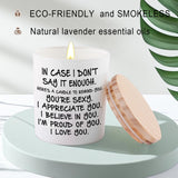 Candles Gifts For Her Funny Novelty Unique Valentines Mothers Day Anniversary Birthday Christmas Gifts For Girlfriend Wife Stocking Stuffers Lavender Scented Soy Candle