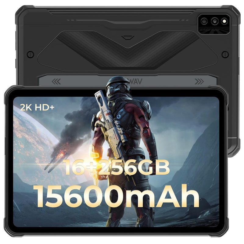 R6 Ultra Rugged Android Tablet, 10.4 Inch 2K Fhd 15600Mah Ip68/Ip69K Waterproo