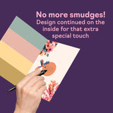 Grandma Birthday Card – Fabulous Floral Afro Queen Design – Tropical Flowers – Stylish Colorful Greeting For Grandma – 5X7 Inches With Envelope – Modern Card For Her