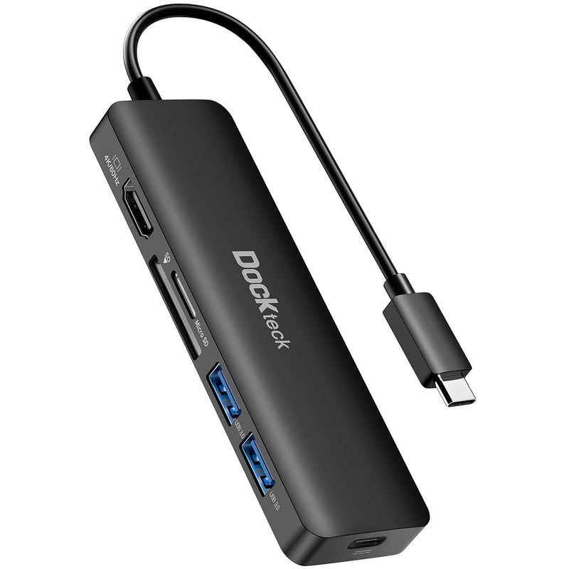 Usb C Hub Hdmi Pd Adapter, 6-In-1 Type C Hub With 4K 60Hz, 100W Pd, Sd & Micro