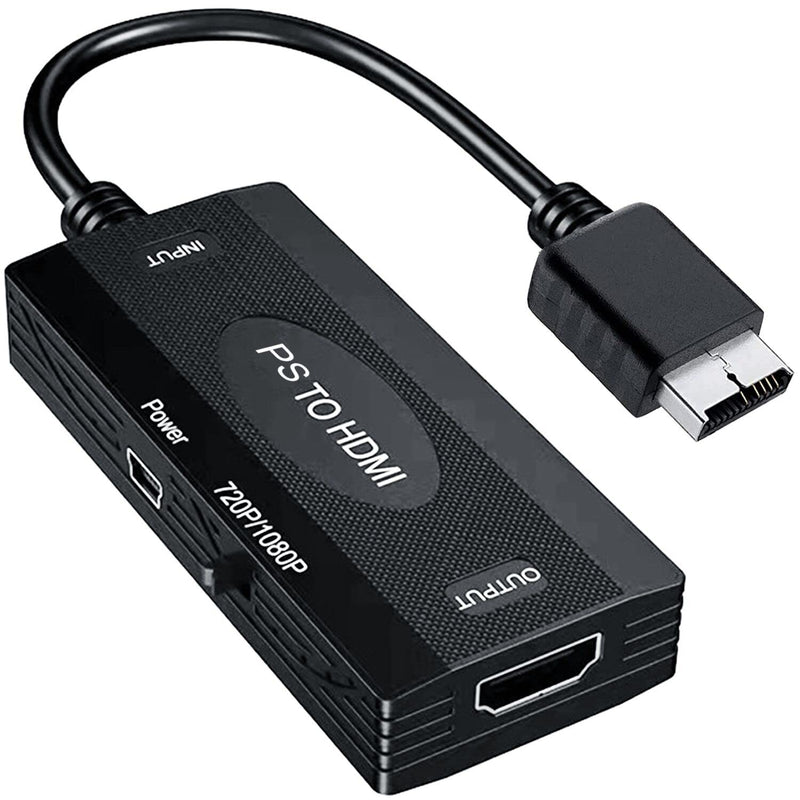 Ps2 To Hdmi Adapter, Ps2 To Hdmi Converter Comapatible With Ps 1/2/3 Support 4