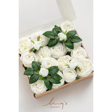Artificial Flowers Silk Austin Roses Silk Flowers Fake Roses W/Stem For Wedding Bouquets Centerpieces Party Home Decoration