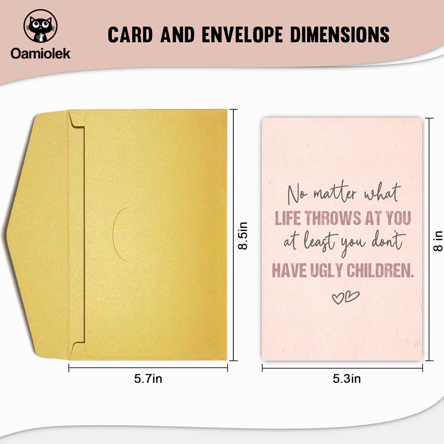 Hilarious Mother'S Day Card For Her, Funny Mother'S Day Gift From Child Kid, Mom Birthday Card, At Least You Don'T Have Ugly Children