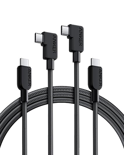 2 Pack USB C to USB C Right Angle Cable 6FT 240W Braided Fast Cha2 Pack USB C to USB C Right Angle Cable 6FT 240W Braided Fast Charging Cord for iPhone 17 Samsung MacBook iPadrging Cord for iPhone 17 Samsung MacBook iPad
