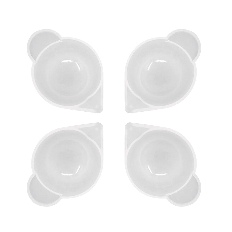 4Pcs Diy Epoxy Resin Tool Mini Silicone Mixing Cups Dispensing Cup Measuring Cup For Resin