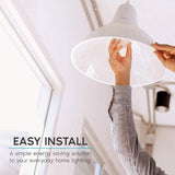 GU24 LED Light Bulbs 4 Pack 60W Equivalent 2700K Warm White Dimmable 800 Lumens Twist Lock