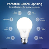 Smart Color Changing RGBW LED Light Bulbs 2700K 2 Pack