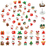 48 Pcs Christmas Themed Pushpins - Decorative Thumb Tacks For Corkboard, Photo Wall, Notice Board & School Supplies