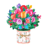 Rose Carnation Pop Up Card, 3D Flower Greeting Card With Envelopes For Any Occasion, Birthday, Mother'S Day, Anniversary, Valentines Day, Handmade Gifts, Foldable Flower Cards For Friends