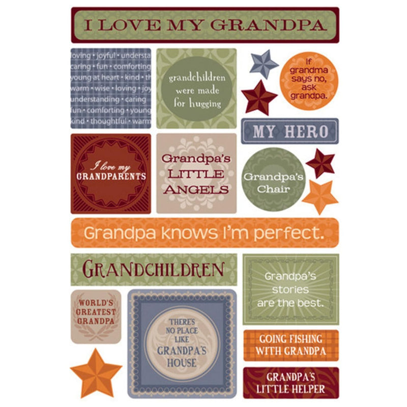 Cardstock Stickers - My Grandpa