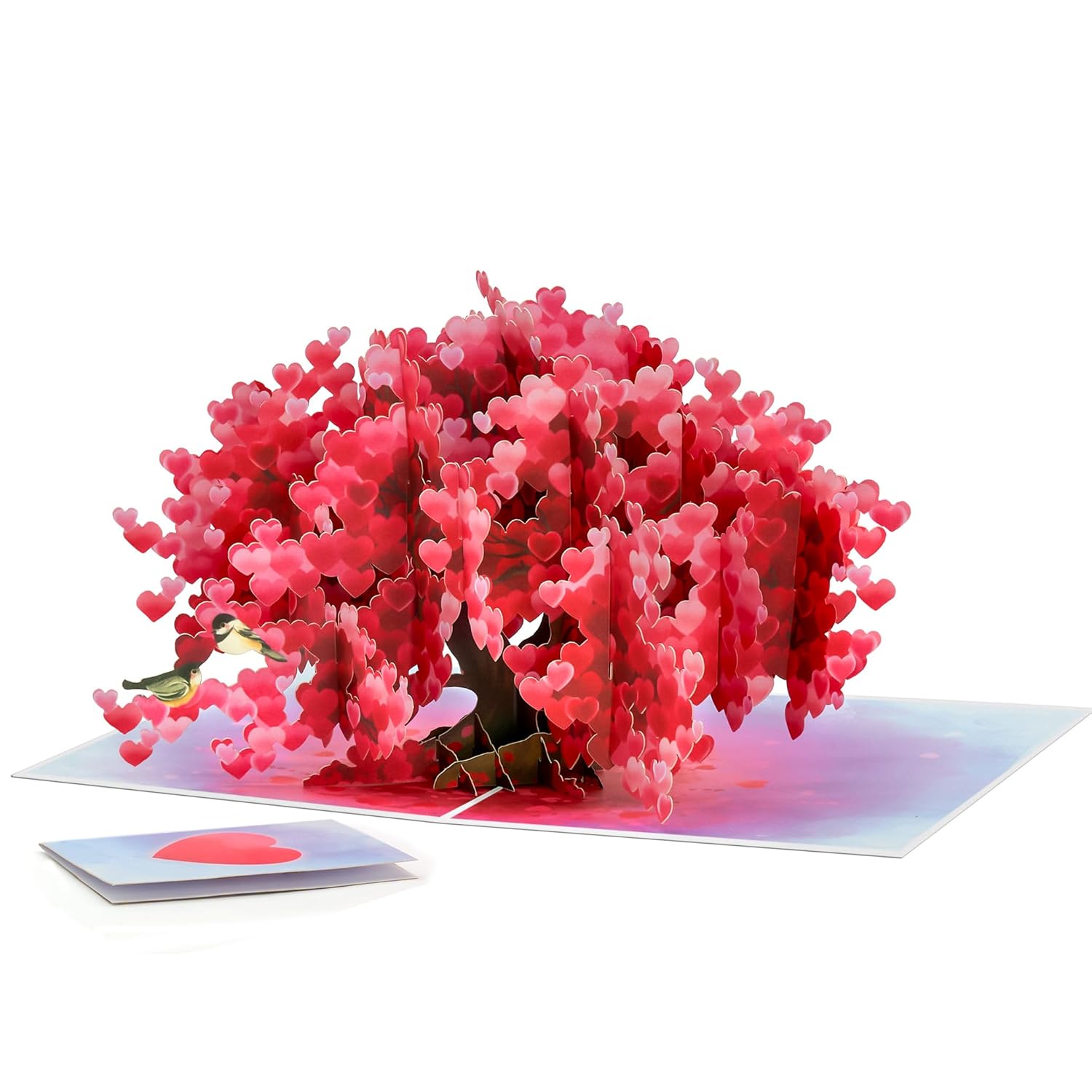 Heart Tree Pop Up Card, Love 3D Popup Greeting Cards, Gifts For Birthday, Mothers Day, Anniversary, Valentines Day, Mom, Wife, Girlfriend, Sister, 5X7 - Includes Envelope And Message Note