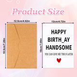 Funny Birthday Card & Gifts Naughty Birthday Card For Him Cute Happy Birthday To You Can Give Me The D Later Naughty Handsome Humor Decor Unique Bday Card For Husband Boyfriend Fiance