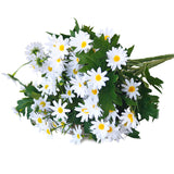 Artificial Daisy Flowers For Outdoor - 2 Bundles White Daisy Flower Bulk, Perfect Decoration For Table Windowsill Porch