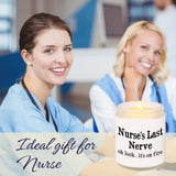 Funny Nurse Gifts For Women, Lavender Scented Candle, Cool Gifts For Nurses Christmas Graduation Birthday Appreciation, Rn Registered Gift For Nurse Female, New Nurses, Nursing Student (7Oz)