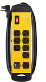 8 Outlet Surge Protector Power Strip with USB Ports 8 Ft Extension Cord