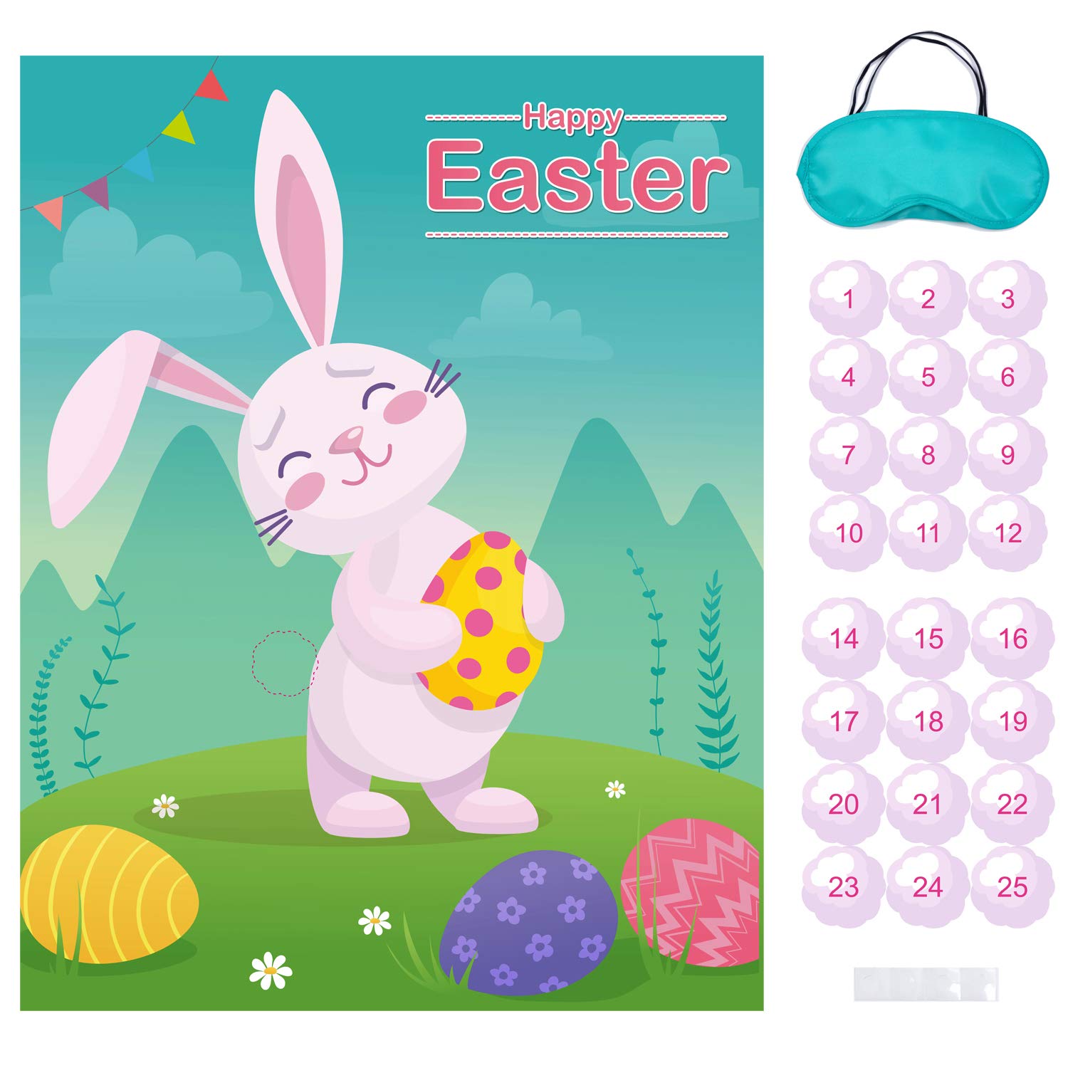 Easter Games Pin The Tail On The Bunny Easter Party Games Easter Activities For Toddlers Easter Party Decorations Favors For Kids Adults