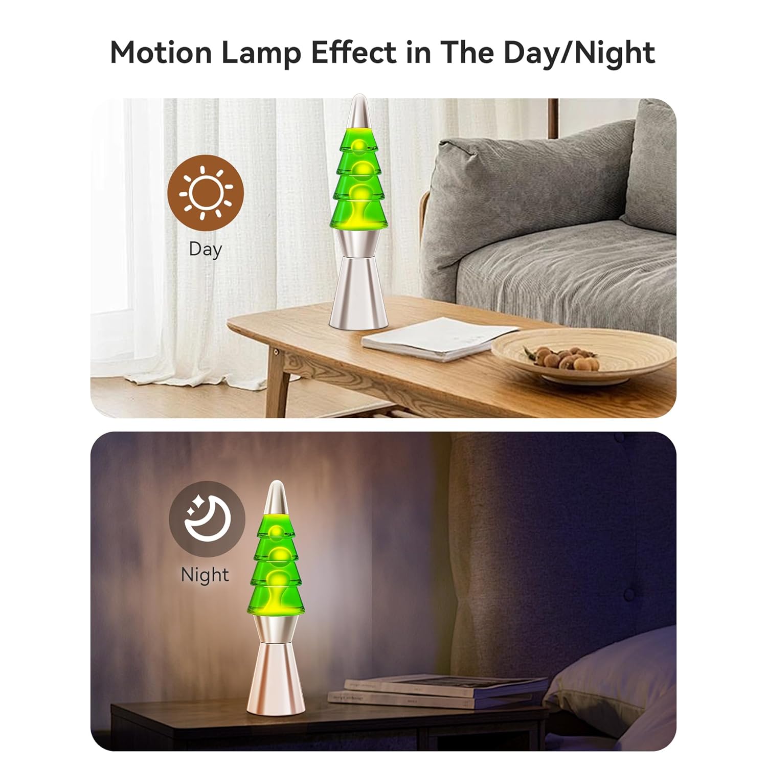 Tree Liquid Motion Lamp,For Mother'S Day/Mom Gifts,14.5 Inches Table Lamp Christmas Indoor Decorations For Adults And Kids, Mood Lighting Home Decor Lav Night Light