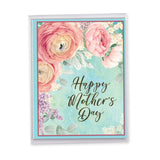 Jumbo Mother'S Day Greeting Card 8.5 X 11 Inch With Envelope (1 Pack) Oversize Jumbo Mom Blooming Calligraphy-Peonies J10349Amdg-Us