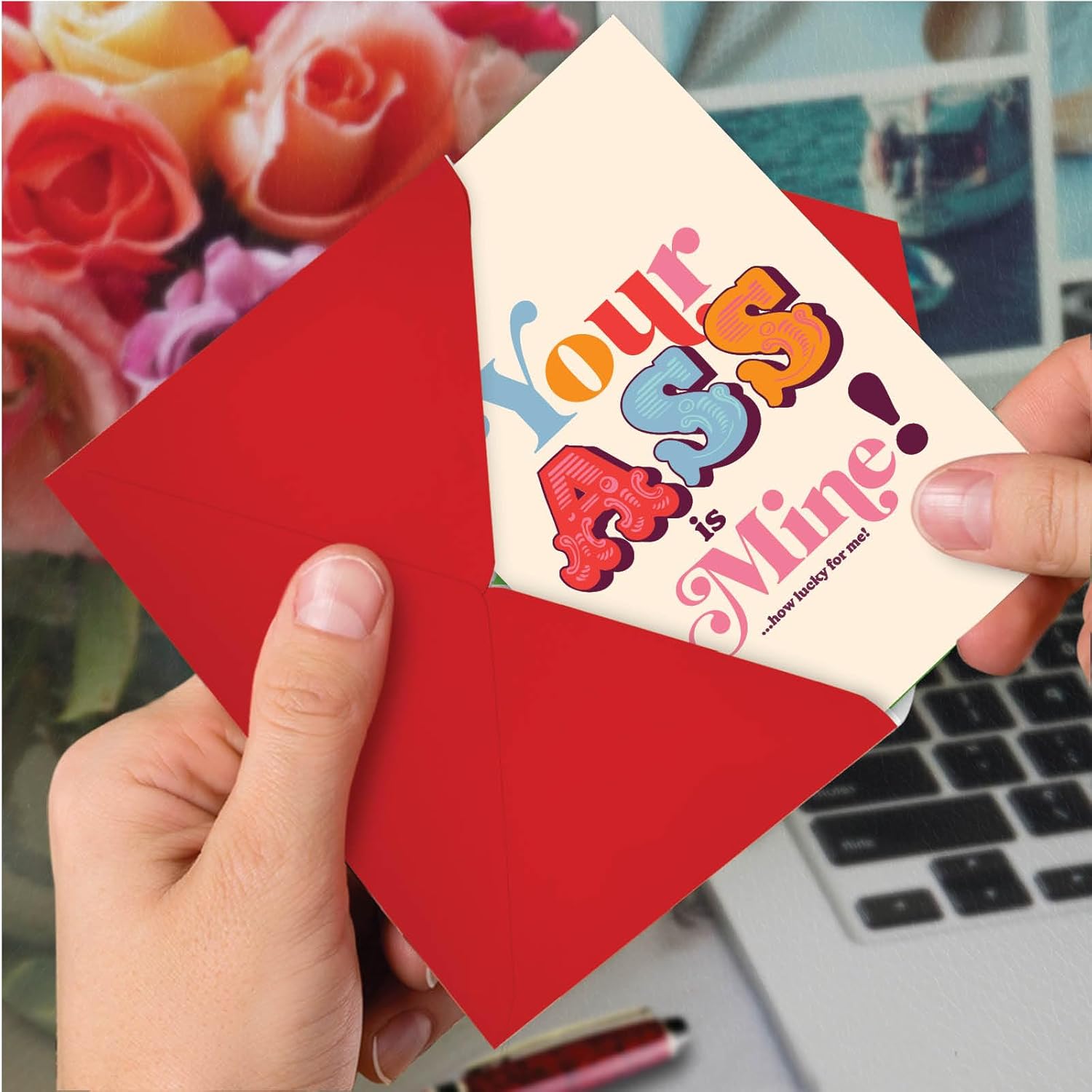 Hilarious Valentine'S Day Greeting Card With 5 X 7 Inch Envelope (1 Card) C10405Vdg