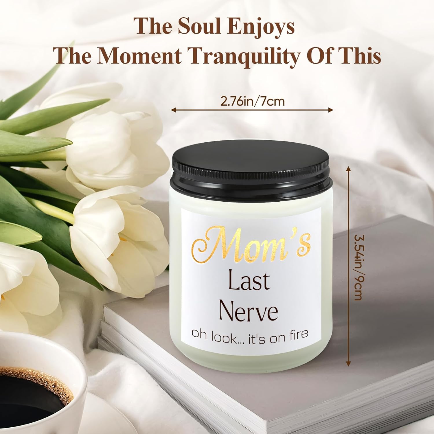 Mom'S Last Nerve Candle-Best Mom Gifts,Gifts For Mom From Daughter Son-Funny Mom Gifts,Mom Birthday Gifts,Mothers Day Gifts,Christmas Gifts,Valentine'S Day For Mom Stepmother Adoptive Mother