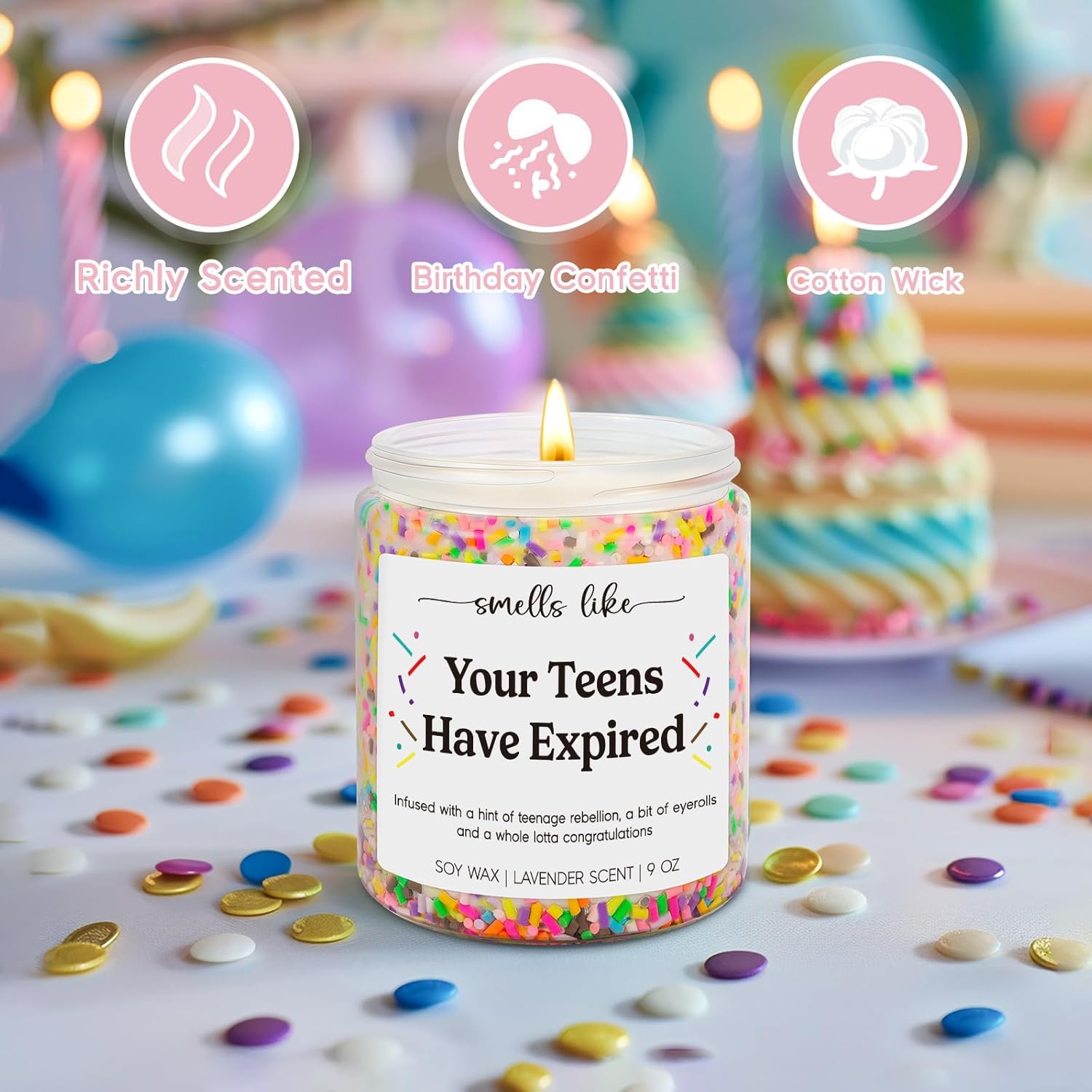 Candles - 20Th Birthday Gifts For Women, Men - Happy 20Th Bday, 20 Year Old Birthday Decorations For Her, Daughter, Son, Granddaughter - Cool Gifts For 20 Year Old Female, Male, Guys, Girl