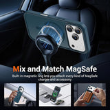Dark Blue Wallet Case for iPhone 17 Pro with Card Holder and Screen Protector Military Grade Protection