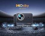 4K Projector, 700 ANSI, WiFi 6, Bluetooth, Netflix Certified, Dolby Audio