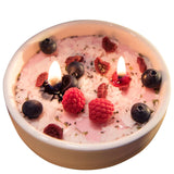 Realistic Fruity Yogurt Smoothie Bowl Scented Aromatherapy Candle