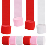 6 Rolls Crepe Paper Streamers 492Ft Pack Of Red White And Pink Streamers Party Decorations For Valentine'S Mother'S Day, Birthday & Baby Shower Diy Craft Paper(1.8 Inch X 82 Ft/Roll)