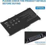 HT03XL Laptop Battery Replacement for HP Pavilion 14 15 17 Series