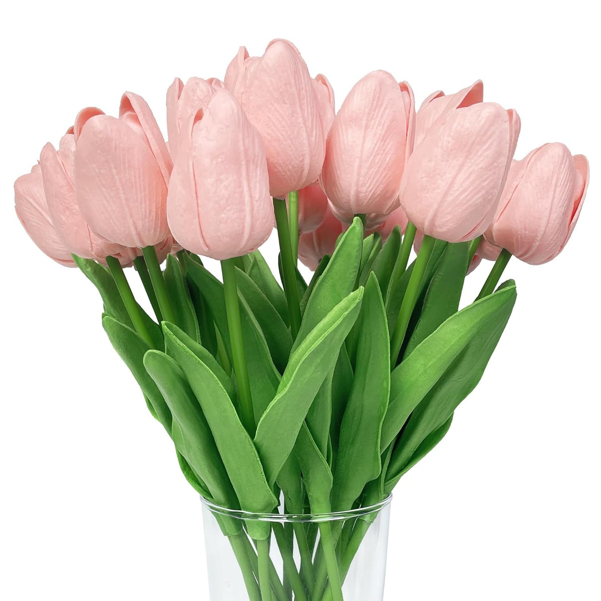 20 Pcs Fake Tulips Artificial Flowers Real Look Pu Realistic Artificial Tulips For Diy Home Wedding Bouquet Decorations Floral Arrangements