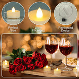 50 Pack Flameless Led Tea Lights Candles Battery Operated, Flickering Electric Fake Tealights Candles For Wedding, Party, Festival, Votive, Table, Home Decor