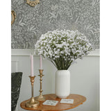 24Pcs Fake Babys Breath Artificial Flowers Bulk, White Faux Baby Breath Flowers Realistic Artificial Gypsophila Bouquets For Outdoors Wedding Floral Arrangement Party Valentine'S Day Decor