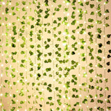 168 Ft Artificial Ivy Garlands With 400 Led /132Ft String Light Fake Vines For Bedroom Decor Ivy Leaves Greenery Faux Hanging Plants Green Flowers Decor For Home Kitchen Garden Office Wedding Wall