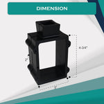 Cast Iron 2-Part Flask Mold Frame For Sand Casting Jewelry Metal Casting Making Tool……