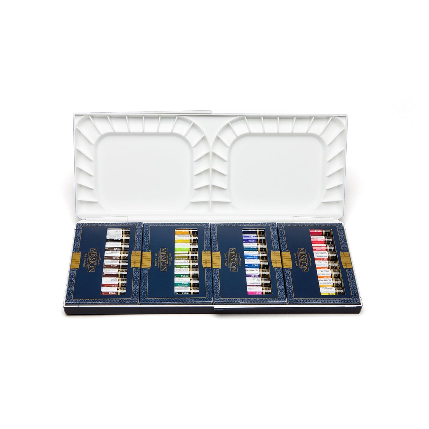 Mission Gold Water Color Palette Set, 36 Colors