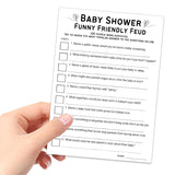Baby Shower Card Game (Funny-Feud)