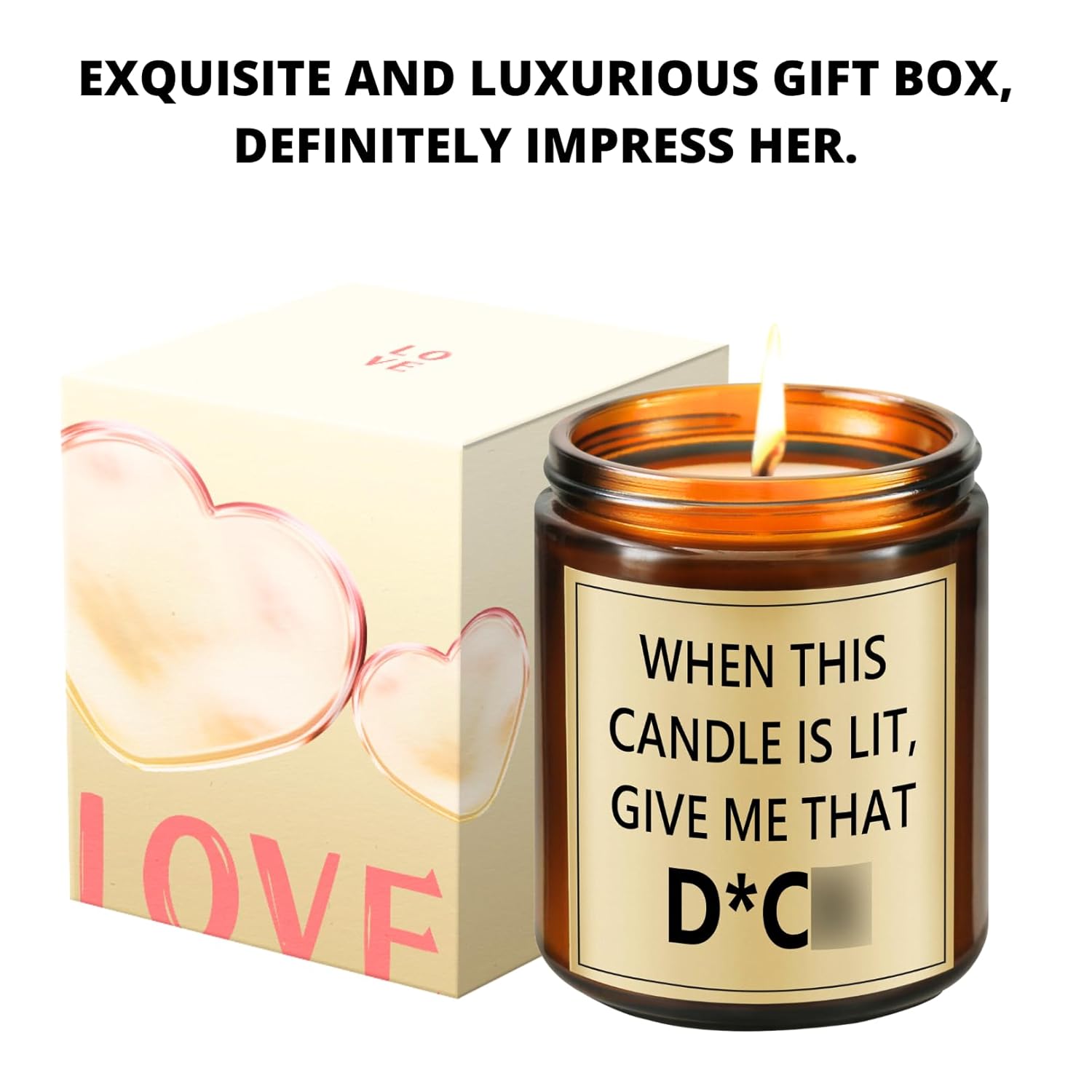 Gifts For Wife Husband - Birthday Fathers Day Mothers Day Christmas Gifts For Wife Husband, Funny Anniversary, Lavender Candle