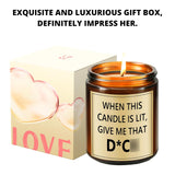 Gifts For Wife Husband - Birthday Fathers Day Mothers Day Christmas Gifts For Wife Husband, Funny Anniversary, Lavender Candle