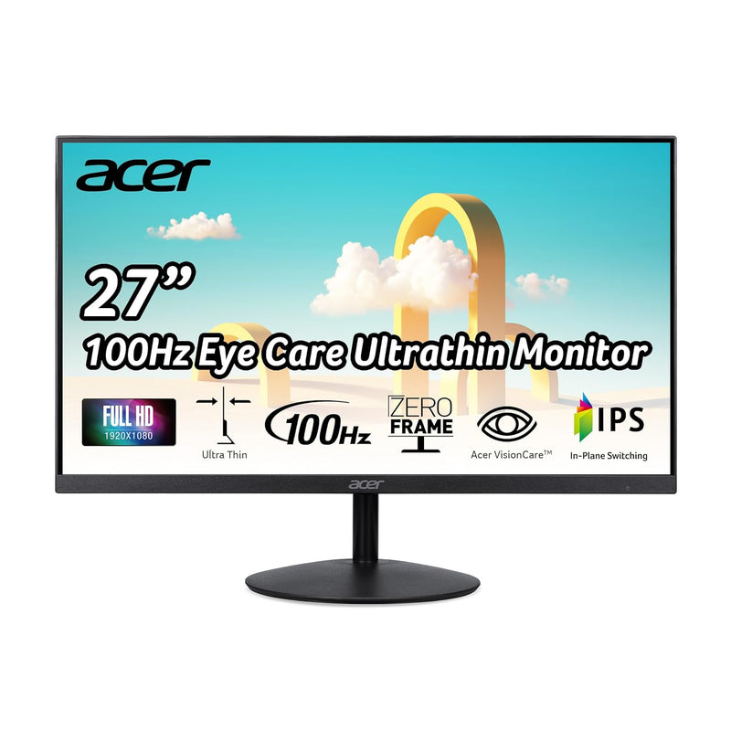 Sb272 Ebi 27" Full Hd (1920 X 1080) Ips Zero-Frame Gaming Office Monitor | Amd