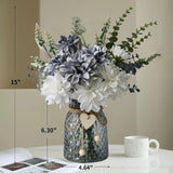 Fake Flowers In Vase,Faux Flowers In Vase,Table Centerpieces For Dining Room,Flower Centerpieces For Tables,Artificial Flowers,Kitchen Decor,Coffee Table Decor