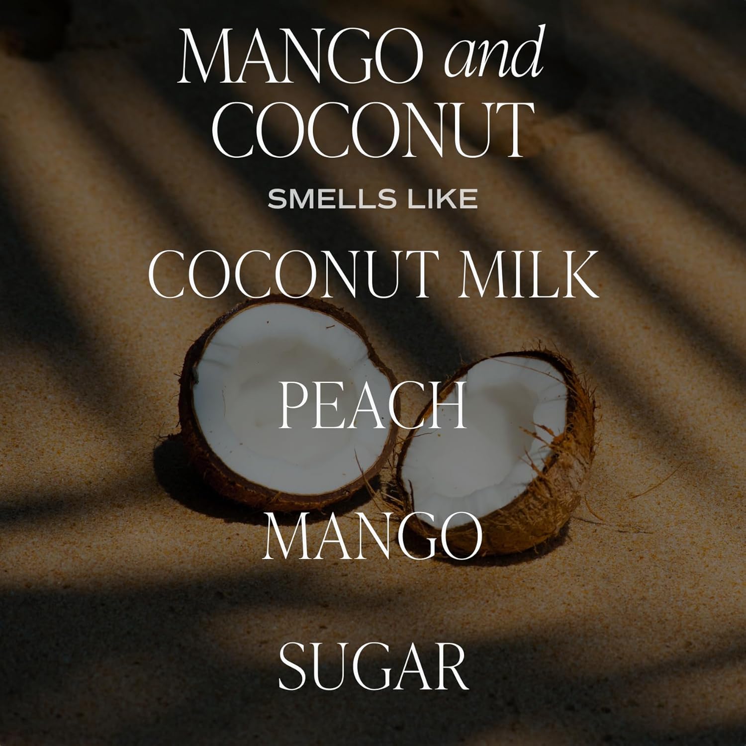 Mango And Coconut Scented Soy Candles – Pineapple, Mango, Orange, Peach, Coconut Milk, Sugar – Fresh Tropical Aroma – 50 Hour Burn – 12Oz Tinted Glass Jar For Home Decor