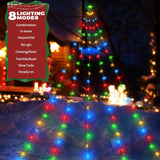 Large Size 16.5Ft Solar String Lights Outdoor, 8 Lights Modes Solar Christmas Tree Lights, Outdoor Solar Christmas Light