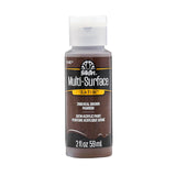 FolkArt Multi-Surface Paint in Assorted Colors (2 oz), 2908, Real Brown